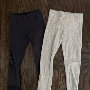 Yea bundle - Kids' navy and Gray Leggings